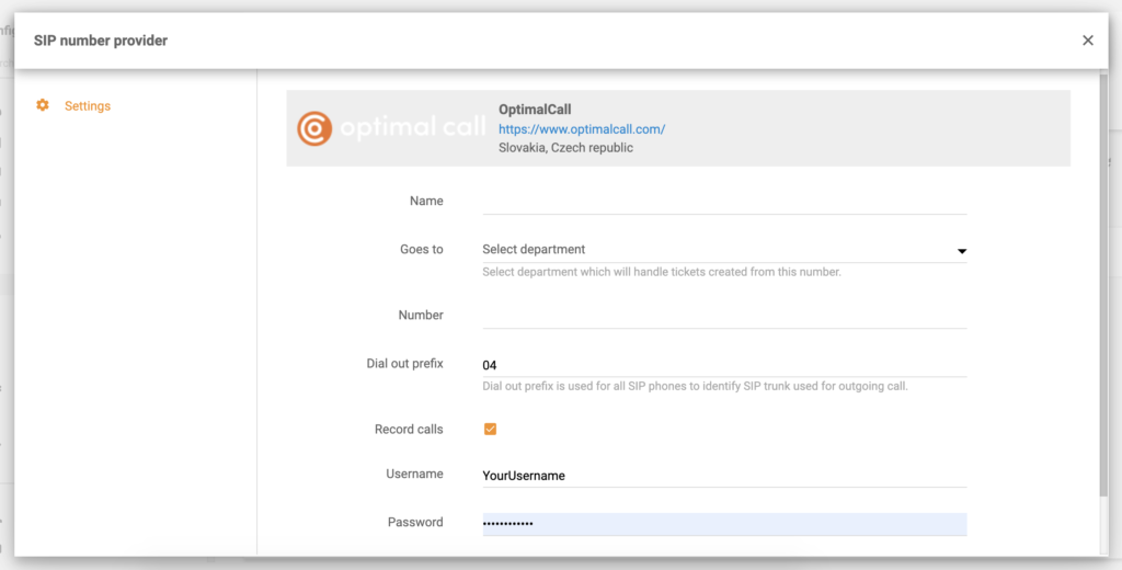 Optimal Call configuration