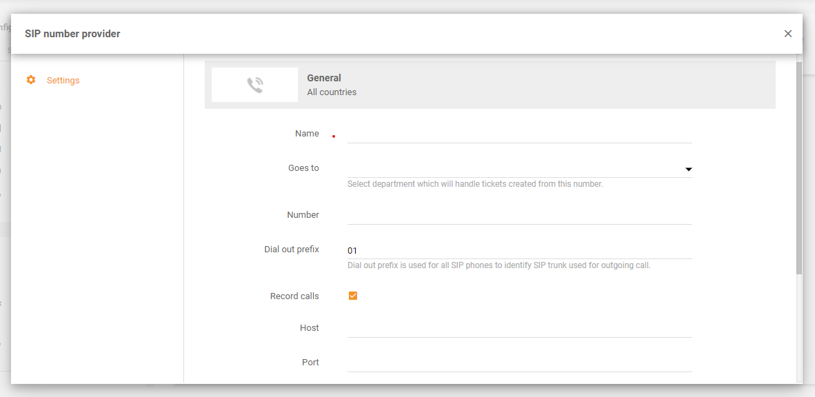 Magenta-integration i LiveAgent - Numrekonfiguration