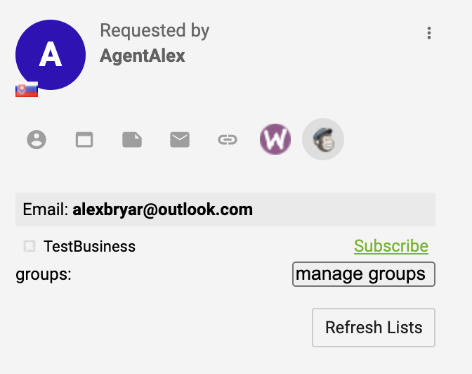 Mailchimp integrationsplugin er aktivt og fungerer i LiveAgent's ticketingsystem