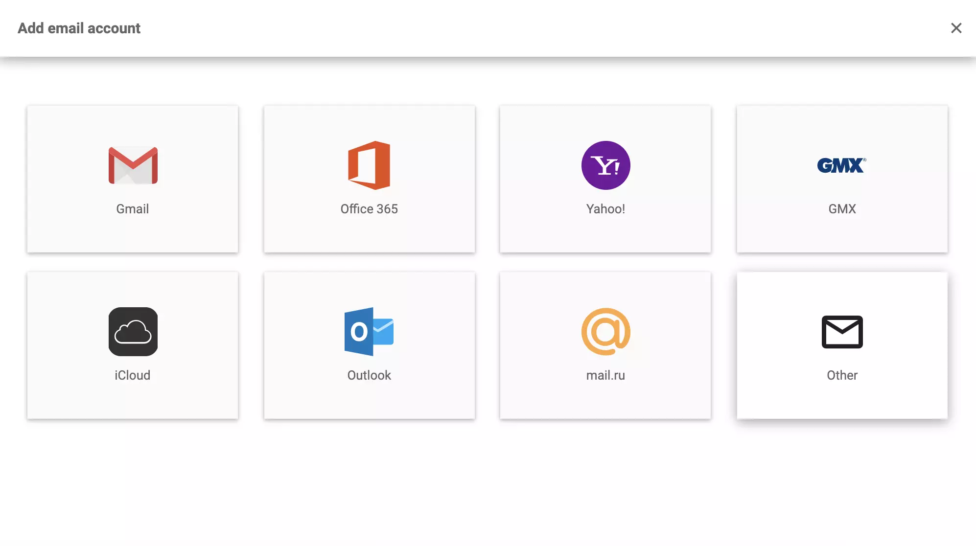 LiveAgent e-mailkontokonfigurationsindstillinger