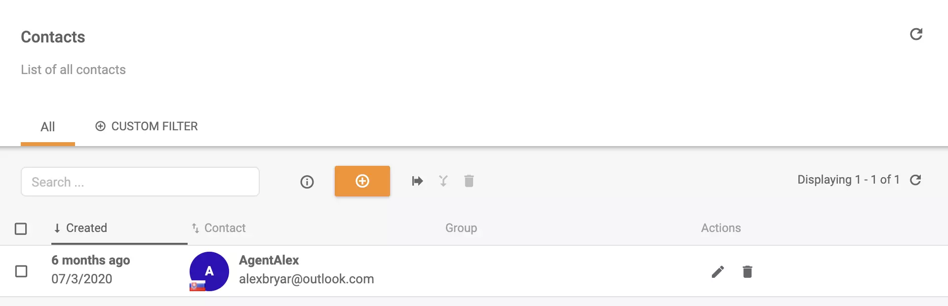 Kunde er blevet tilføjet til LiveAgent takket være vellykket integration med Braintree