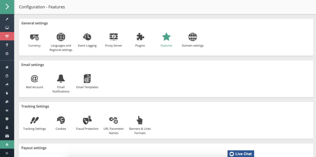 Konfiguration og funktioner