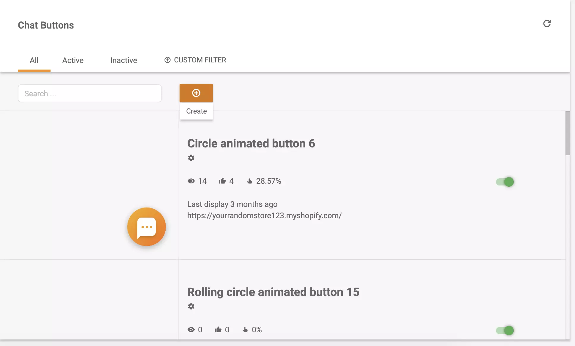 Opret en chatknap i LiveAgent til senere brug på Silverstripe