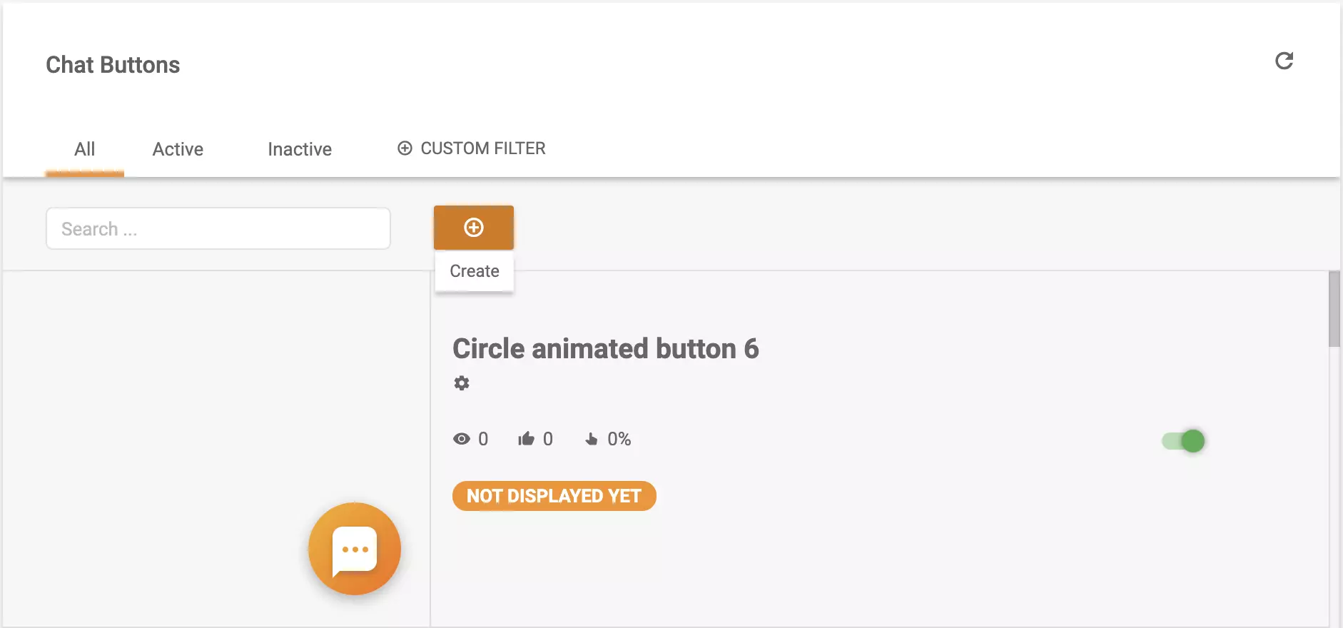 Chat-knap-oprettelse i LiveAgent-konfiguration