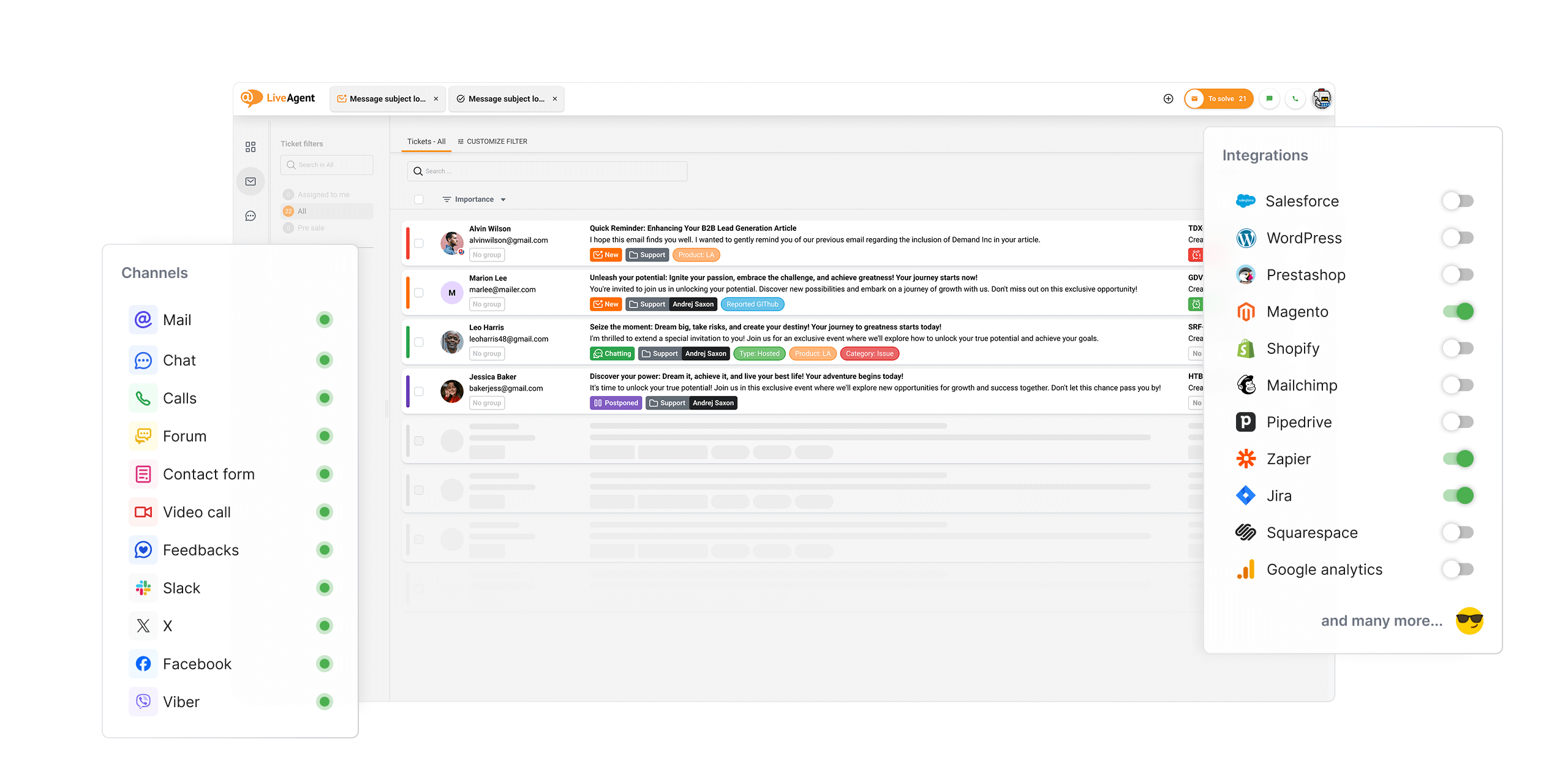 Forbind dig med dine kunder på alle kanaler