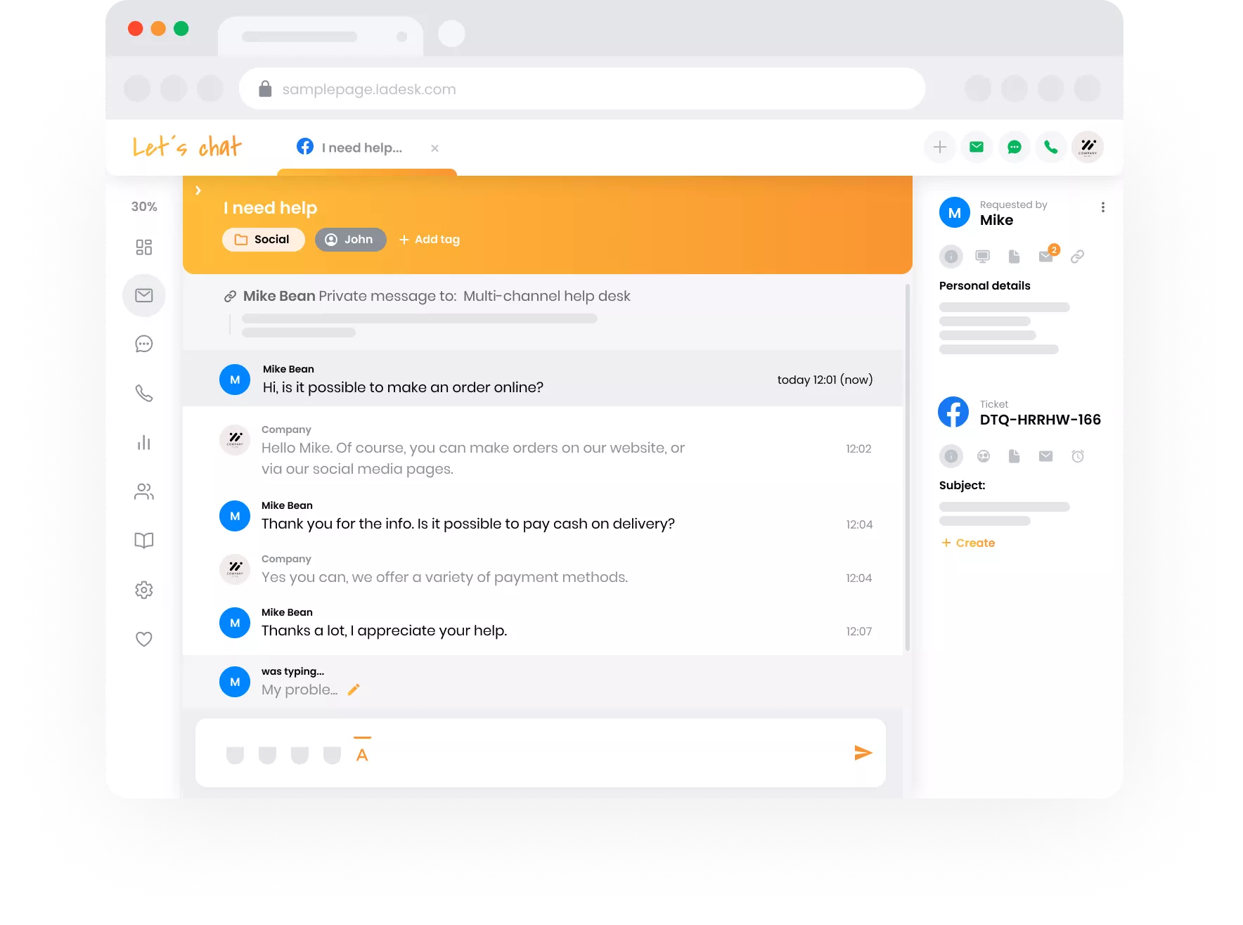 Supportteamets visning