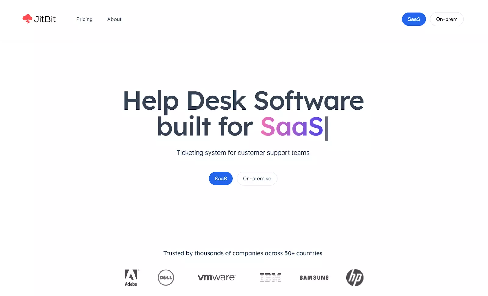 JitBit Helpdesk-hjemmeside - Pålideligt og effektivt alternativ til Spiceworks