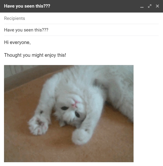 Dårligt e-mail-eksempel - Har du set dette???