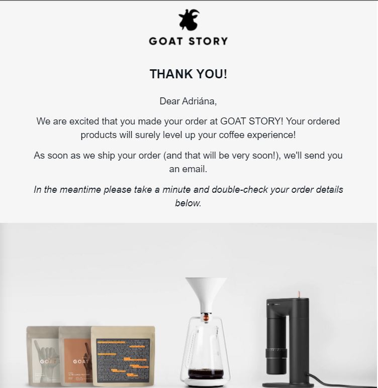 E-mail-storyeksempel